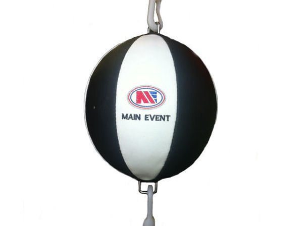 Main Event Leather Floor to Ceiling Ball Kit 9\" Double End Bag